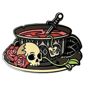 Darkly Bookish Box Nightshade Duology Cabinet of Curiosities Pin - December 2024